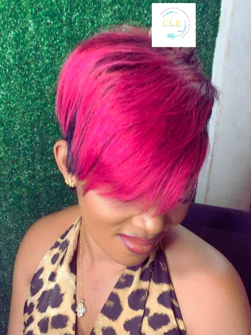 Mini Coupe Rihanna naturelle ( Rose )
