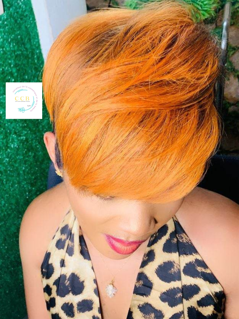 Mini Coupe Rihanna naturelle ( orange )