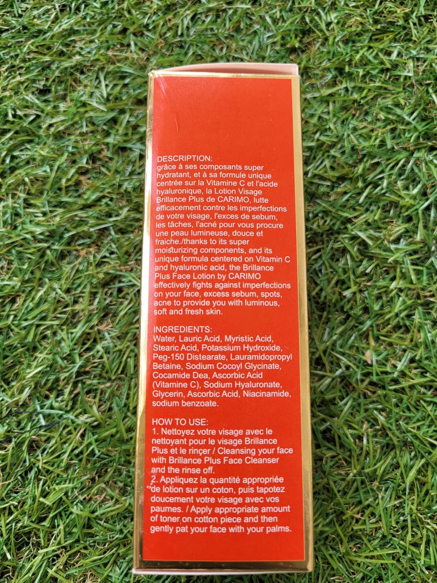 Lotion visage brillance plus