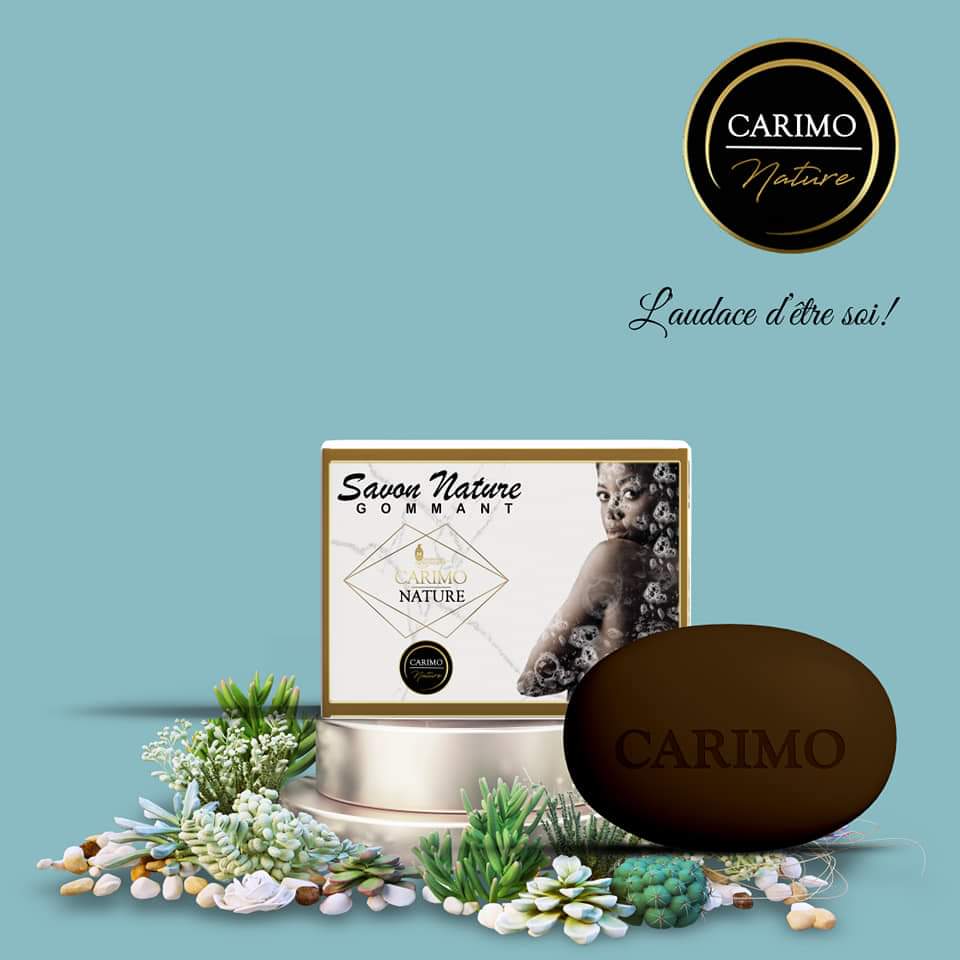 Exfoliating natural soap