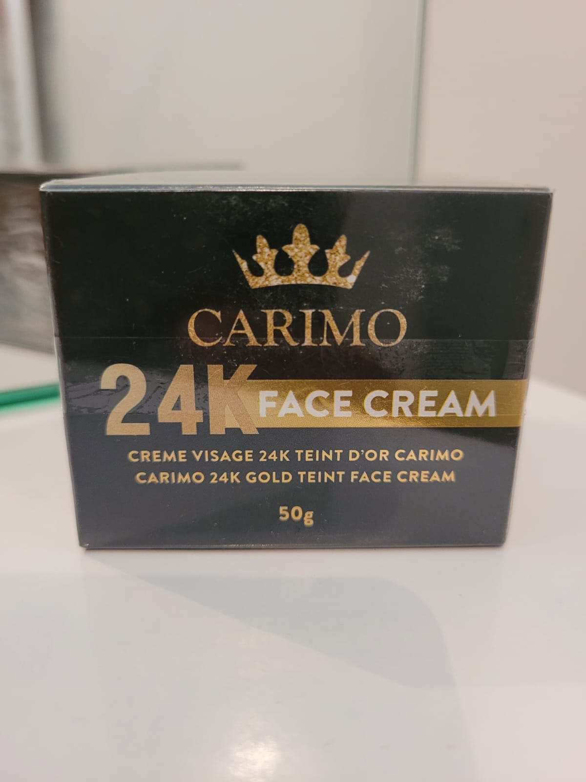 Crème visage 24k teint d’or carimo