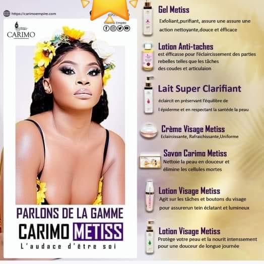 Gamme teint métisse Carimo petit model