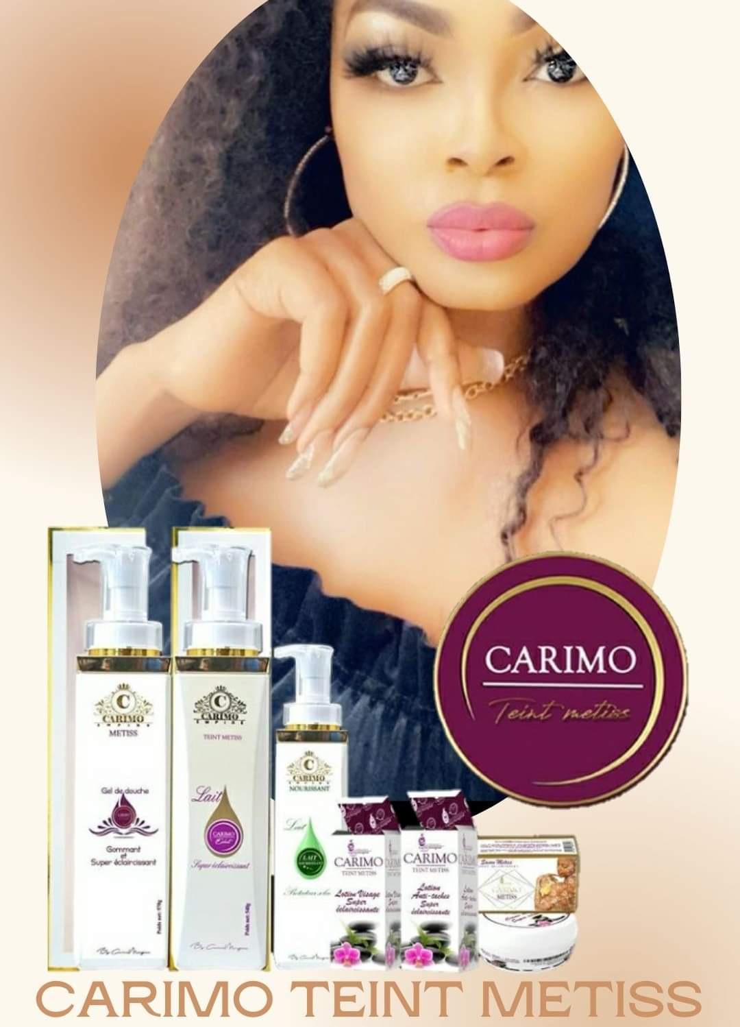 Gamme teint métisse Carimo grand model