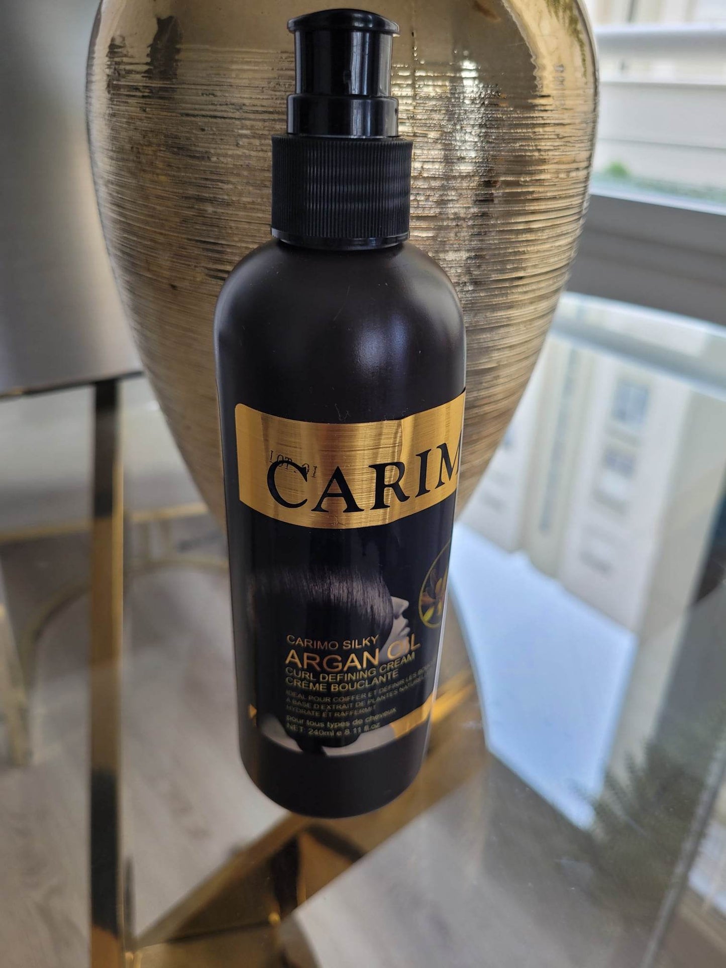 Crème bouclante pour cheveux