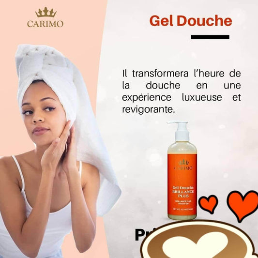 Gel douche brillance plus carimo