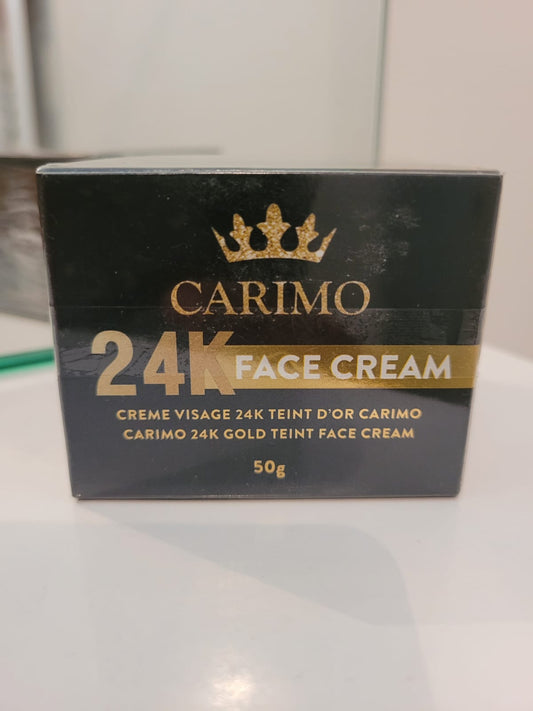 Crème visage 24k teint d’or